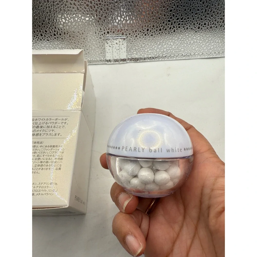 MIKIMOTO COSMETICS Pearly‎ Ball White Finishing Powder 15g Made in Japan